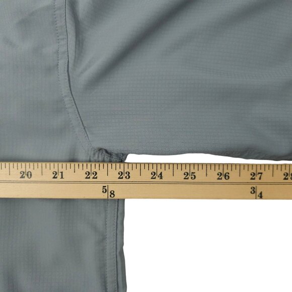 Drake Performance Fishing Button Front Shirt Mens Size S Gray Short Sleeve - Picture 3 of 16